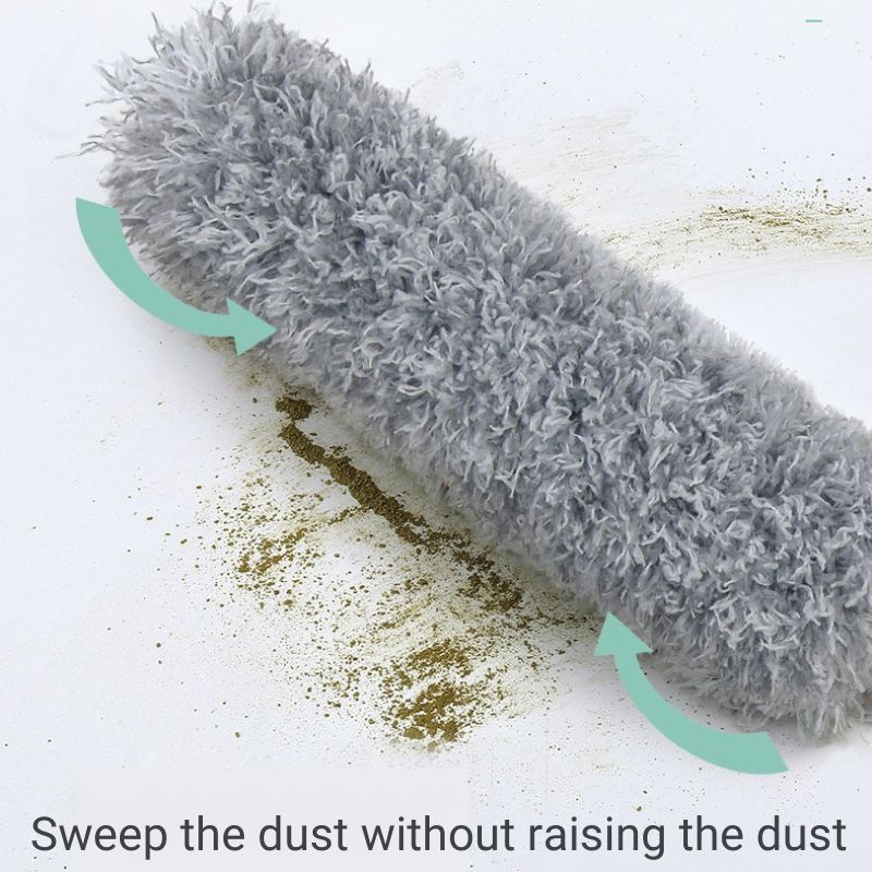 Long Stick Fan Duster with Extendable Handle for Ceiling Fans