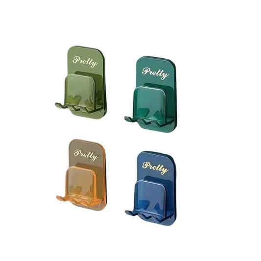 Bathroom Toothbrush Holder – Wall-Mounted Non-Folding Sticker Rack (Pack of 4)