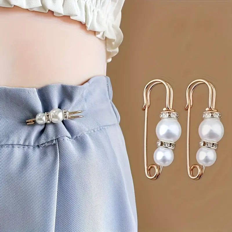 Pearl Brooch Pins Stylish Clothing Accessories