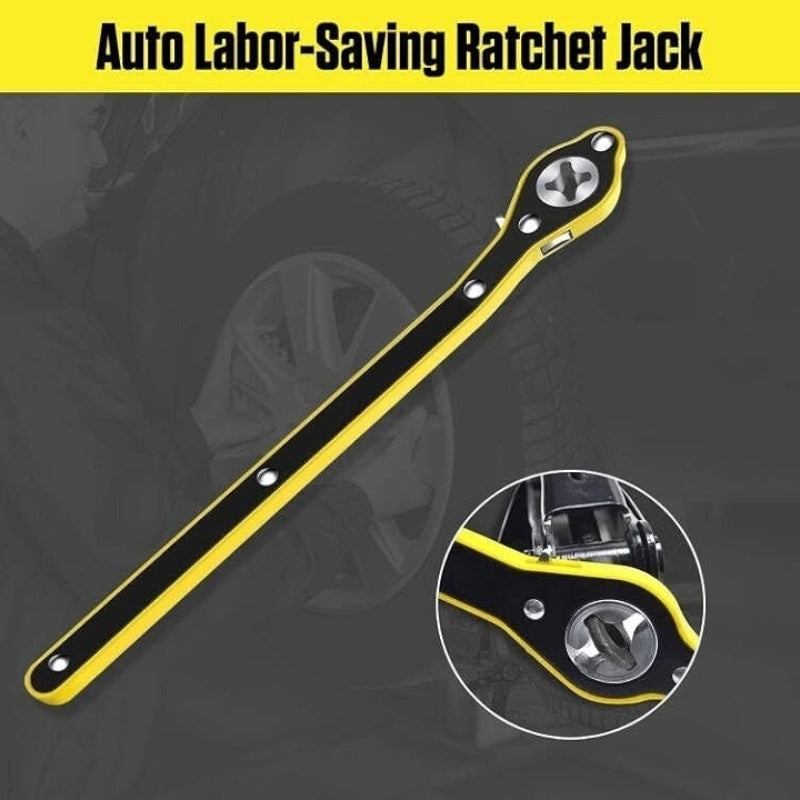 Labor-Saving Jack Ratchet Wrench for Car Tire and Wheel Repair