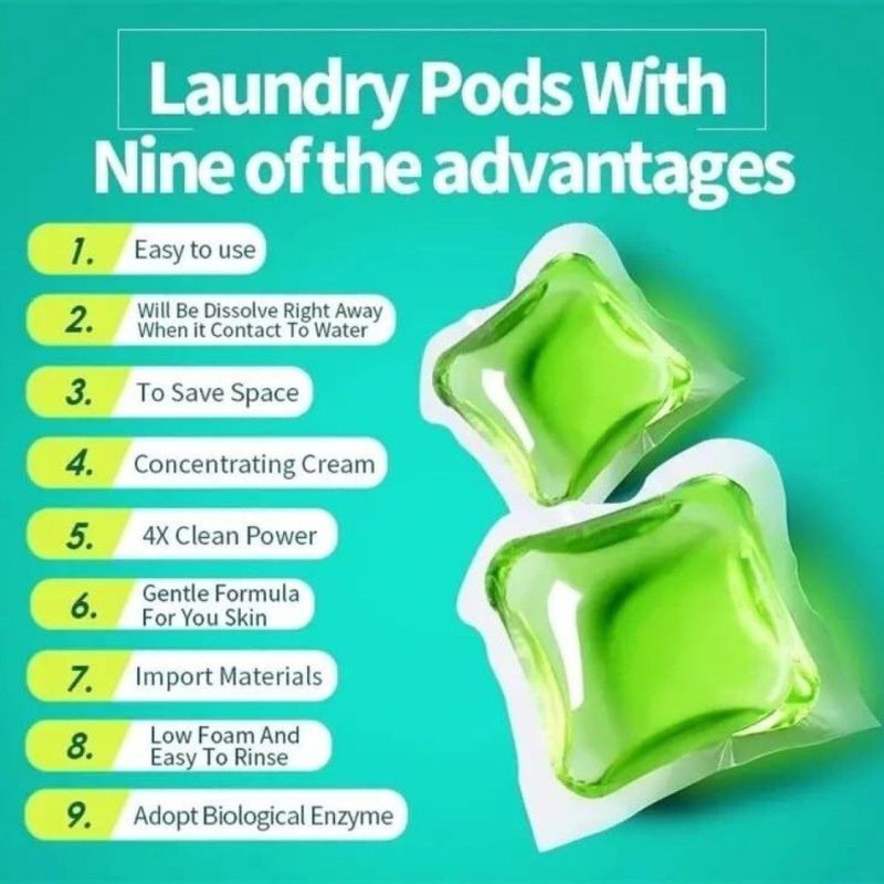6 Gram Multi-Purpose Washing Gel for Stain Removal (100 PCS)