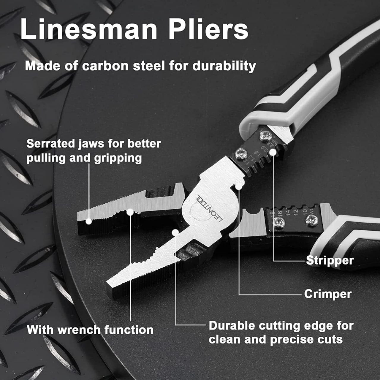 Professional Crimping and Cutting Pliers for Electricians