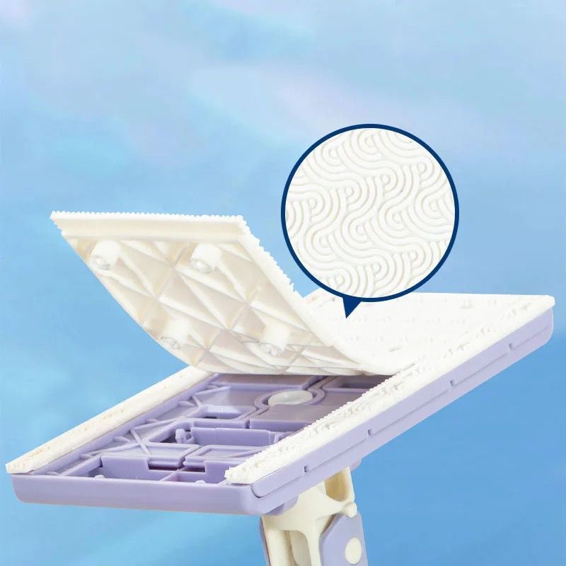 Automatic Clip Flat Mop with Eco-Friendly Refill Pads