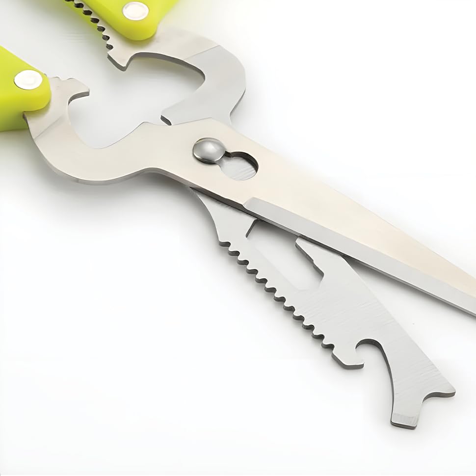 6-in-1 Durable Stainless Steel Kitchen Scissors
