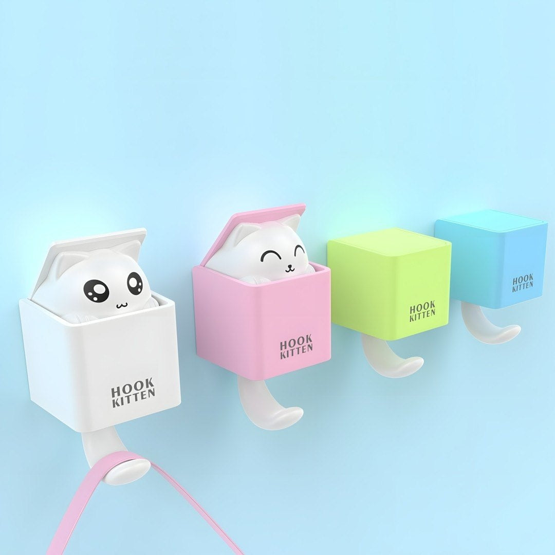 Durable Plastic Key Hook with Cute Animal Shape