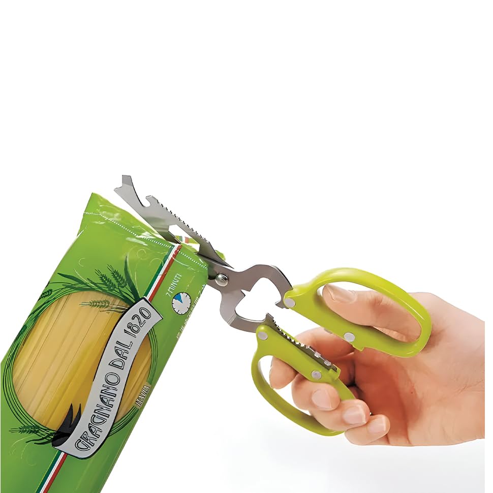 6-in-1 Durable Stainless Steel Kitchen Scissors