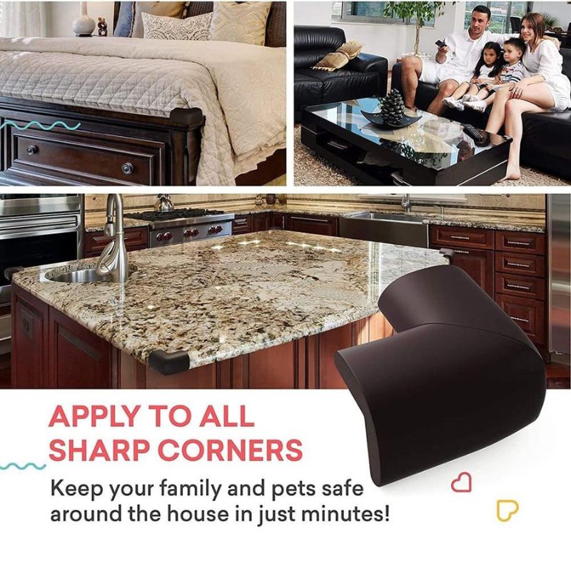 Foam Corner Guard for Baby Safety and Furniture Protection(4Pcs)