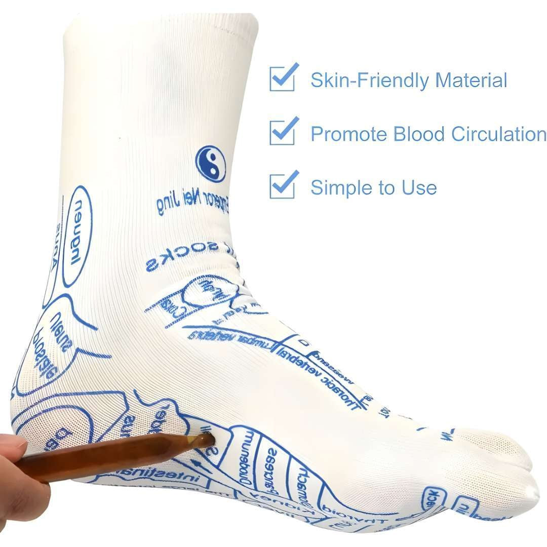 Unisex Acupressure Massage Socks for Relaxation and Wellness