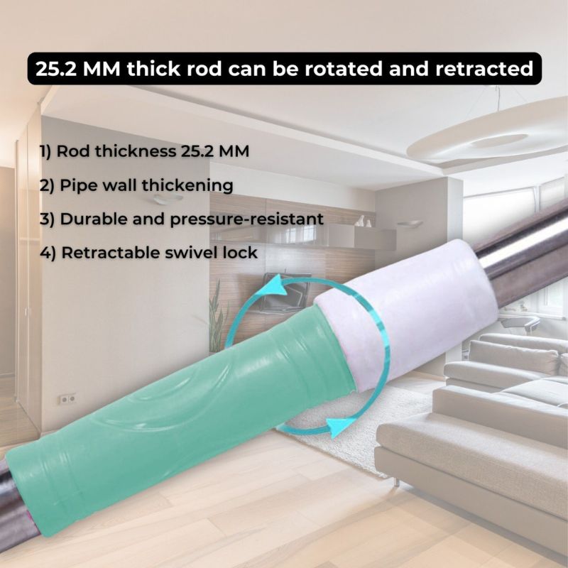 Dry Sponge Mop with Extendable Handle for Easy Cleaning