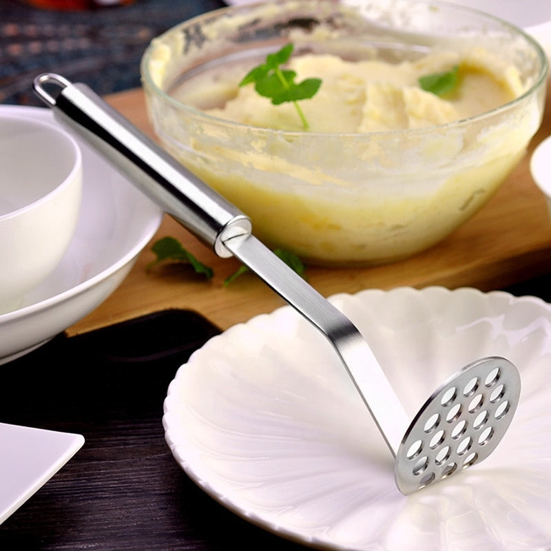 Food-Safe Stainless Steel Potato and Avocado Masher