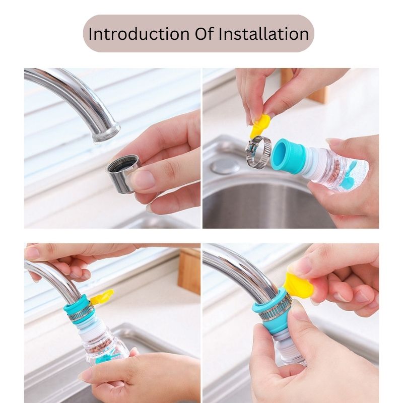 Universal Kitchen Faucet Extender – Adjustable & Splash-Proof