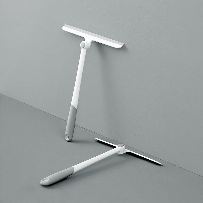 All-in-One Window Cleaning Tool with Long Pole for Glass Wiping