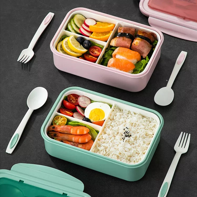 Large-Capacity Lunch Box – Microwave-Safe Bento