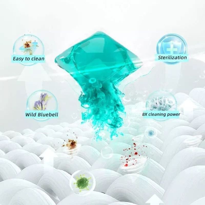 6 Gram Multi-Purpose Washing Gel for Stain Removal (100 PCS)