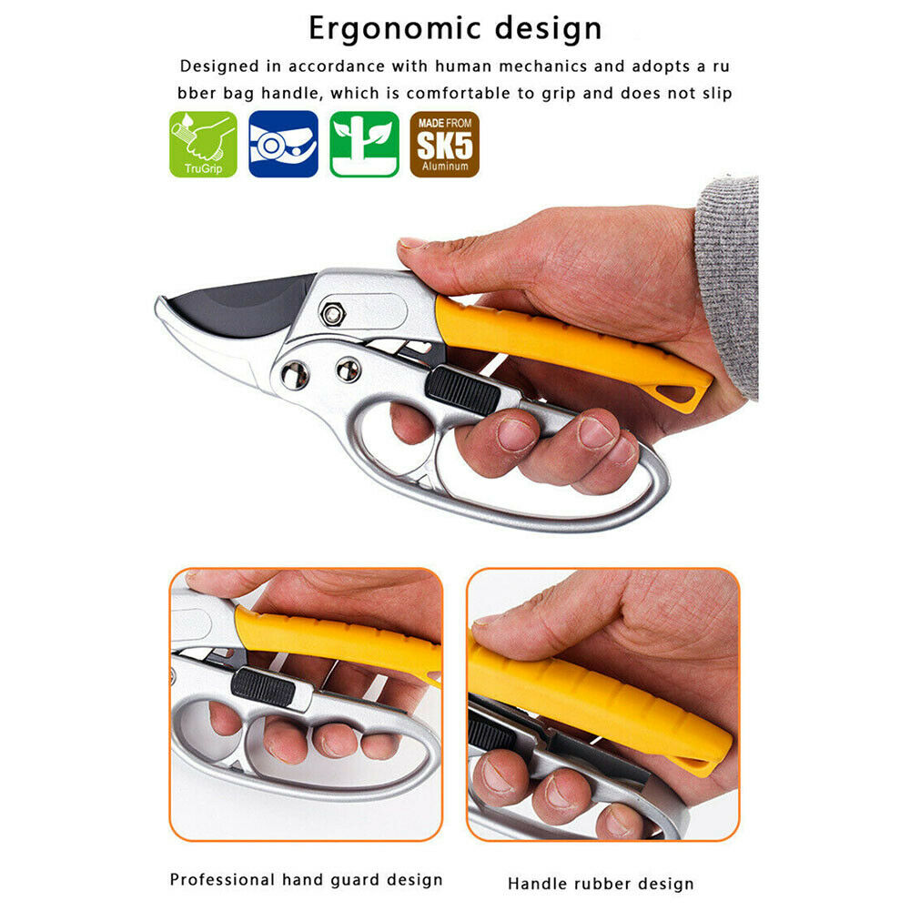 Secateurs with Steel Blade for Gardening, Pruning, and Bonsai Care