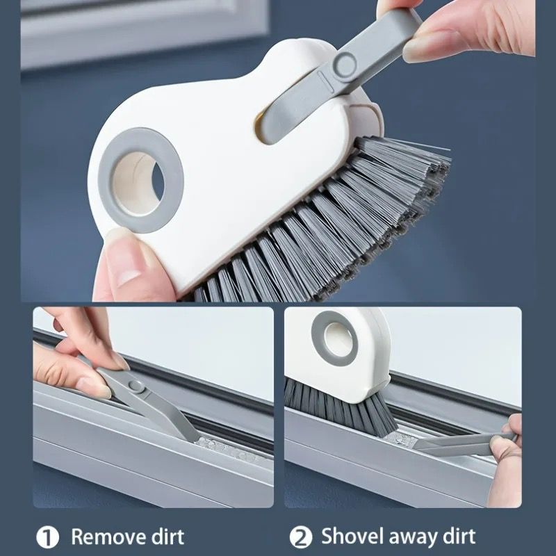 2-in-1 Gap Cleaning Brush – Perfect for Window Tracks & Grout