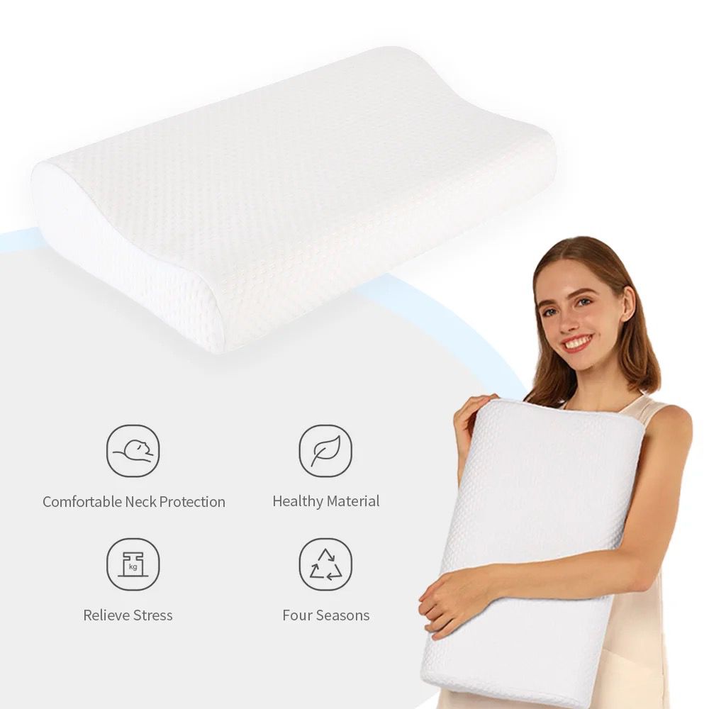 Ergonomic Memory Foam Pillow for Better Sleep