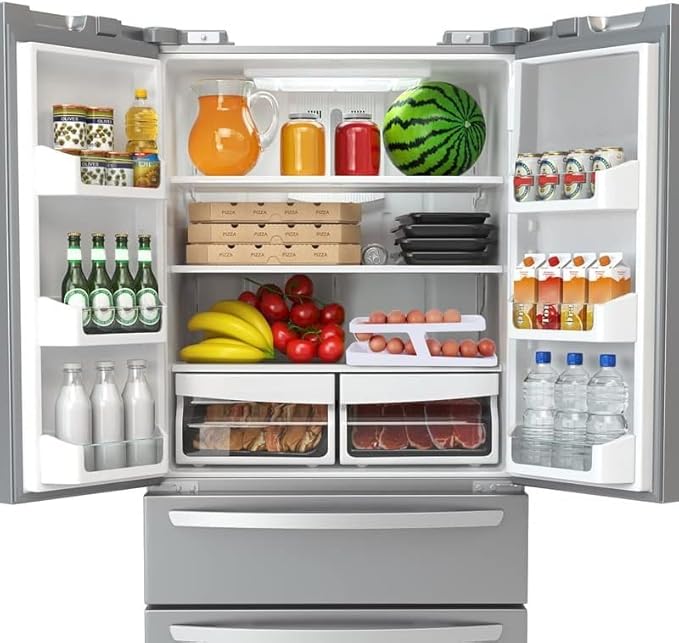 Automatic Rolling Egg Dispenser & Storage Container - Holds 15 Eggs ( Buy 1 Get 1 )