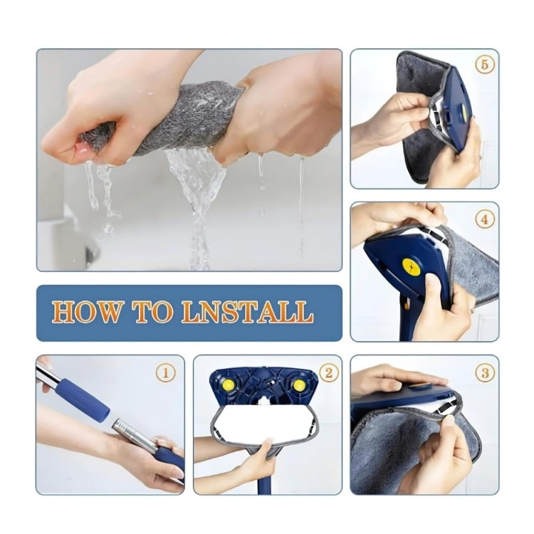 Triangle mop 360 Degree