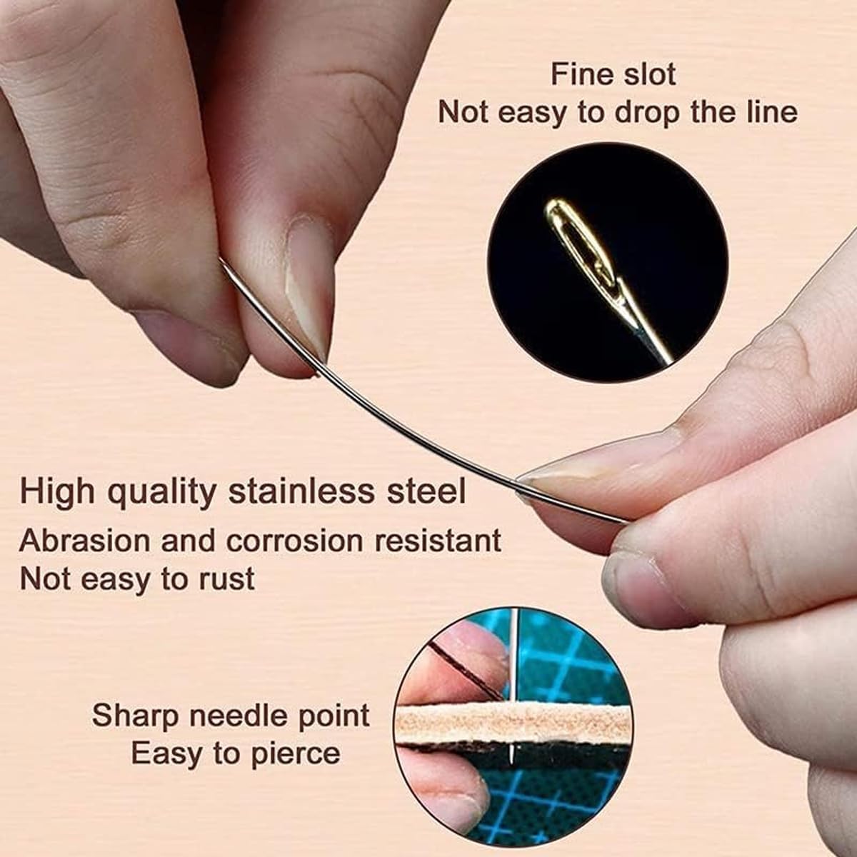 Self-Threading Needles