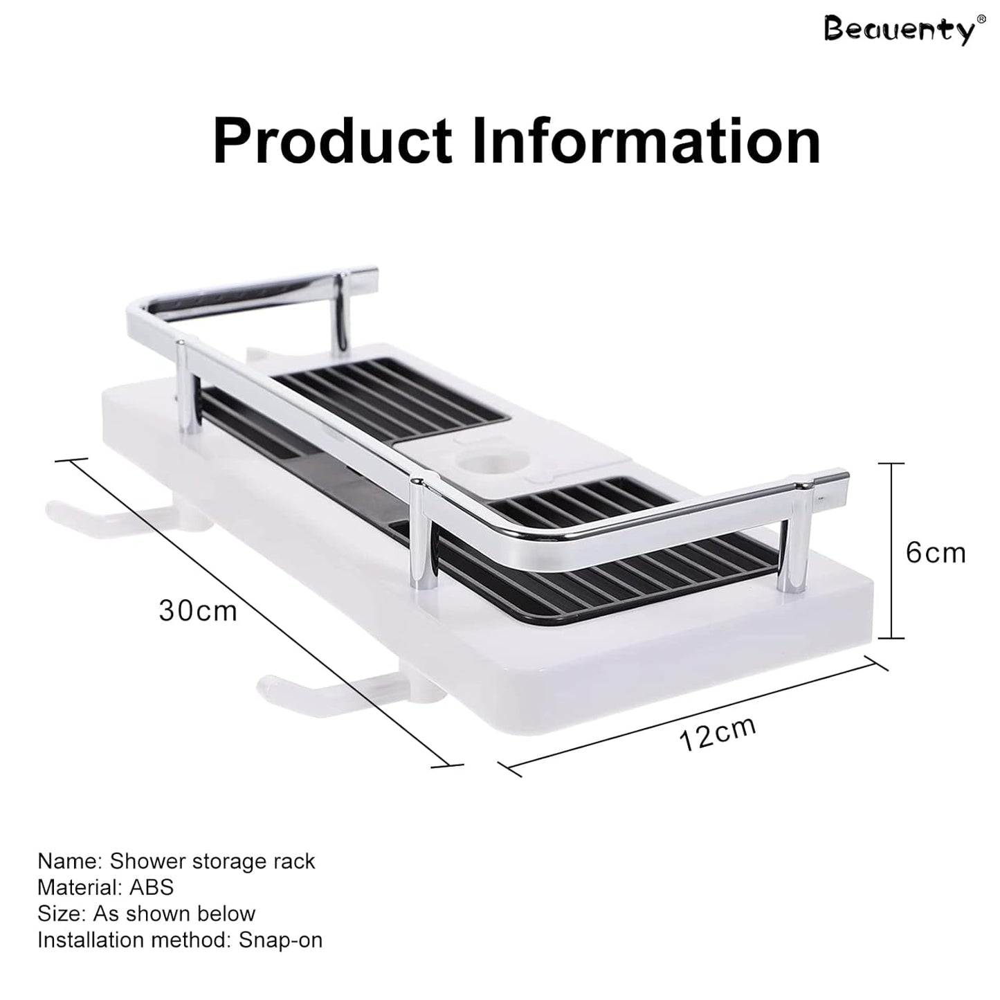 Bathroom Shelf with Shower Storage