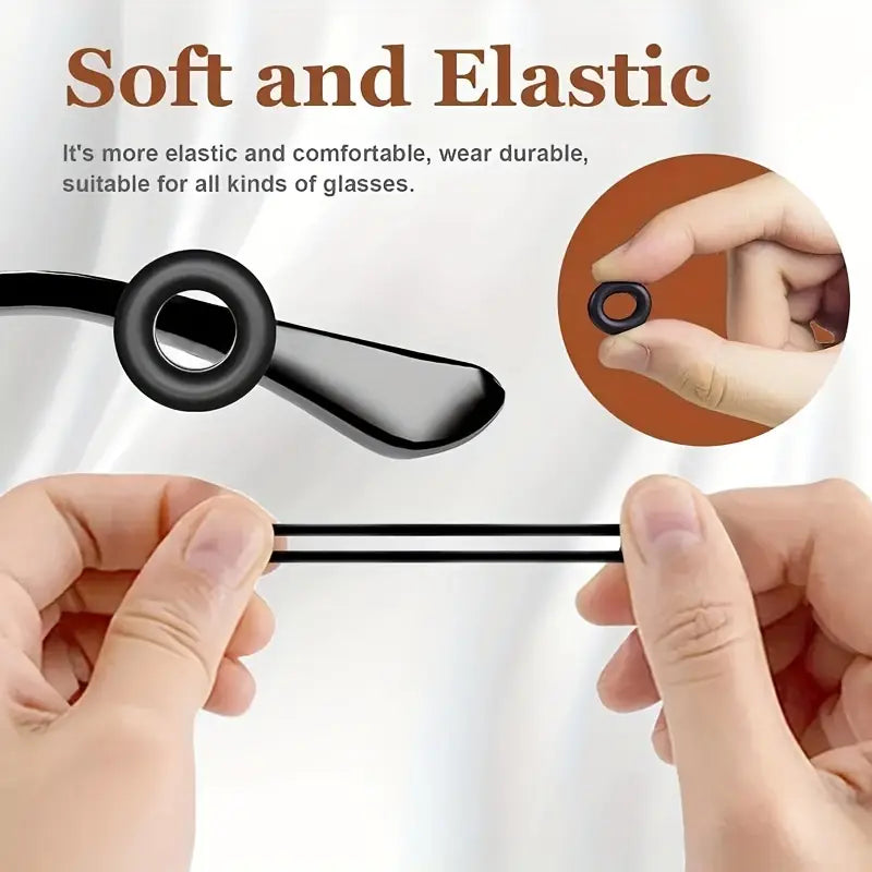 Universal Anti-Slip Glasses Leg Holder-Pack of 10