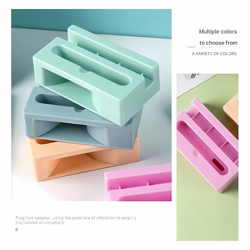 Desk Dock – Natural Acoustic Phone Stand & Sound Amplifier(4 PCS)