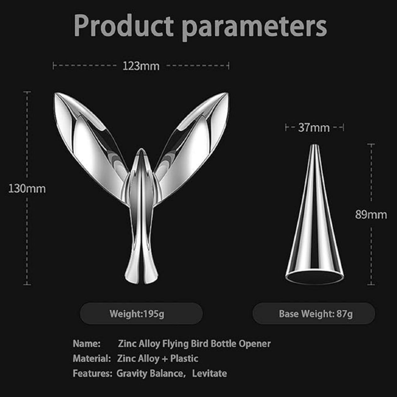 Bird Bottle Opener – Creative Balance Bird Desktop Ornaments