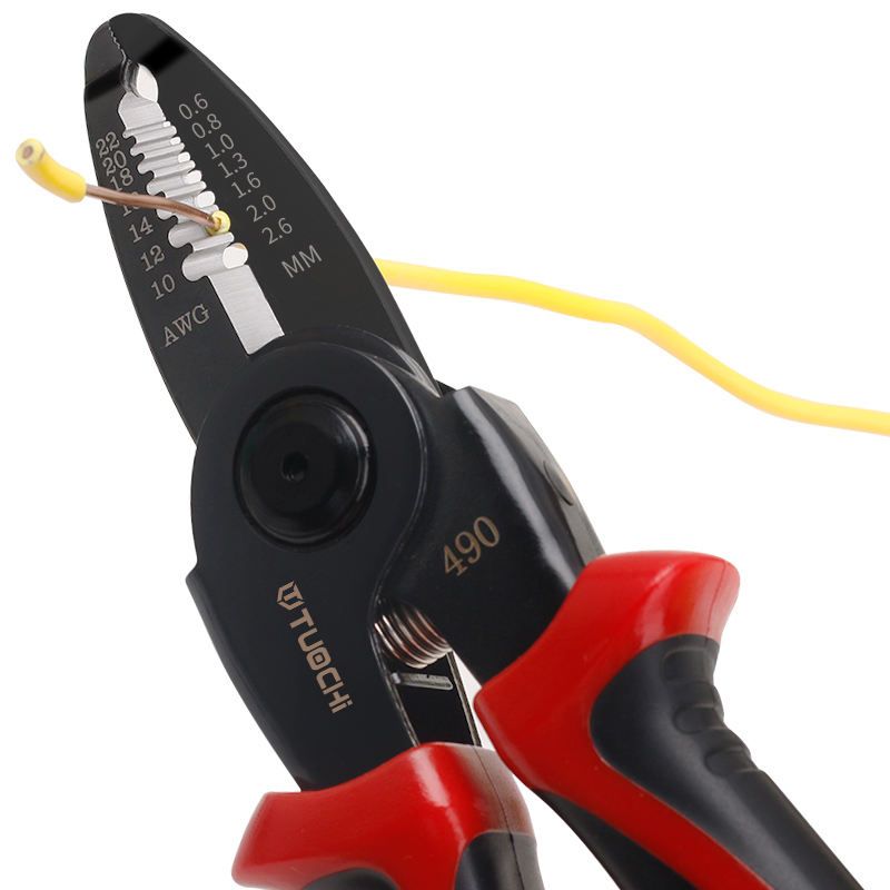 All-in-One Wire Stripper and Electrician Tool Set with Storage Case