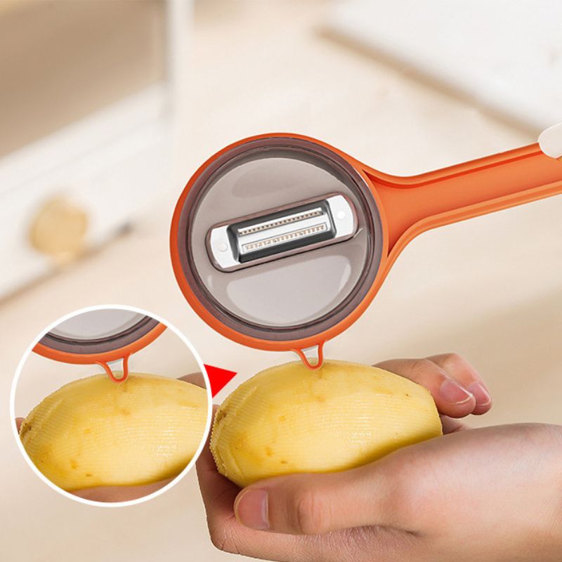 Fruit & Vegetable Peeler with Storage Box – Mess-Free Peeling Solution