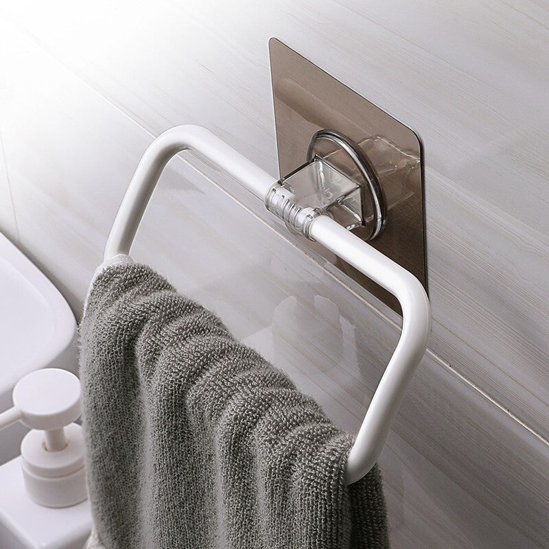 Wall-Mounted Towel Hanging Ring with Modern Design