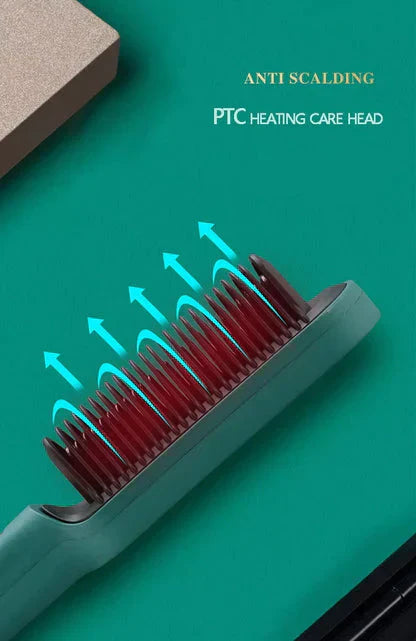 Ionic Hair Straightener Comb Brush