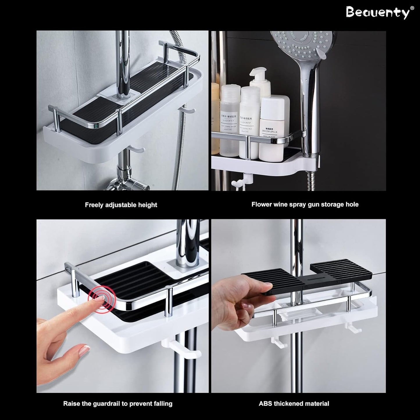 Bathroom Shelf with Shower Storage