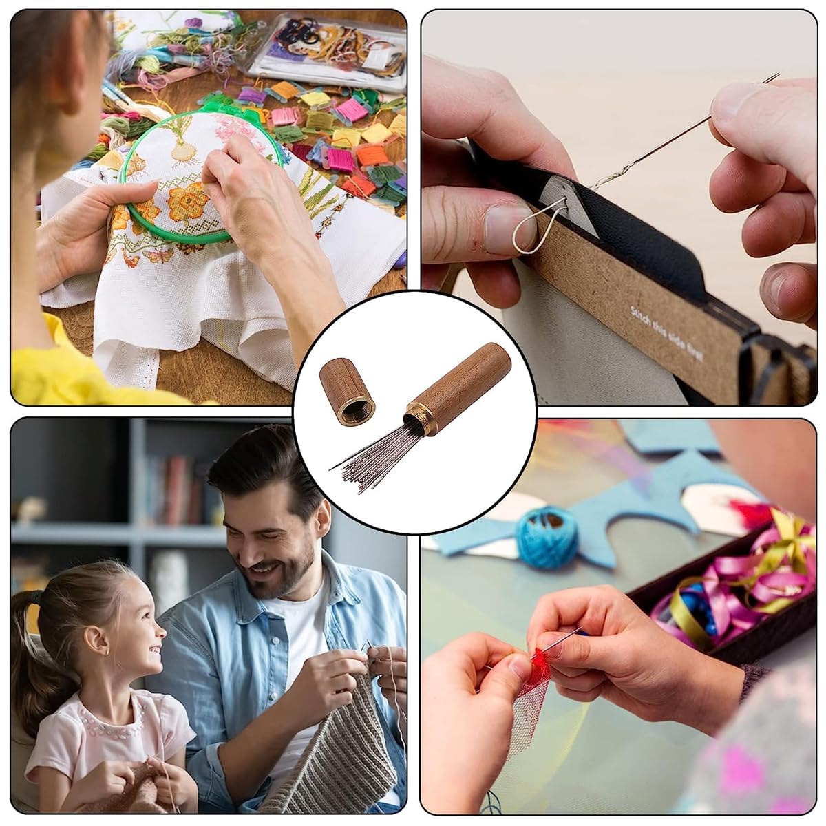 Self-Threading Needles