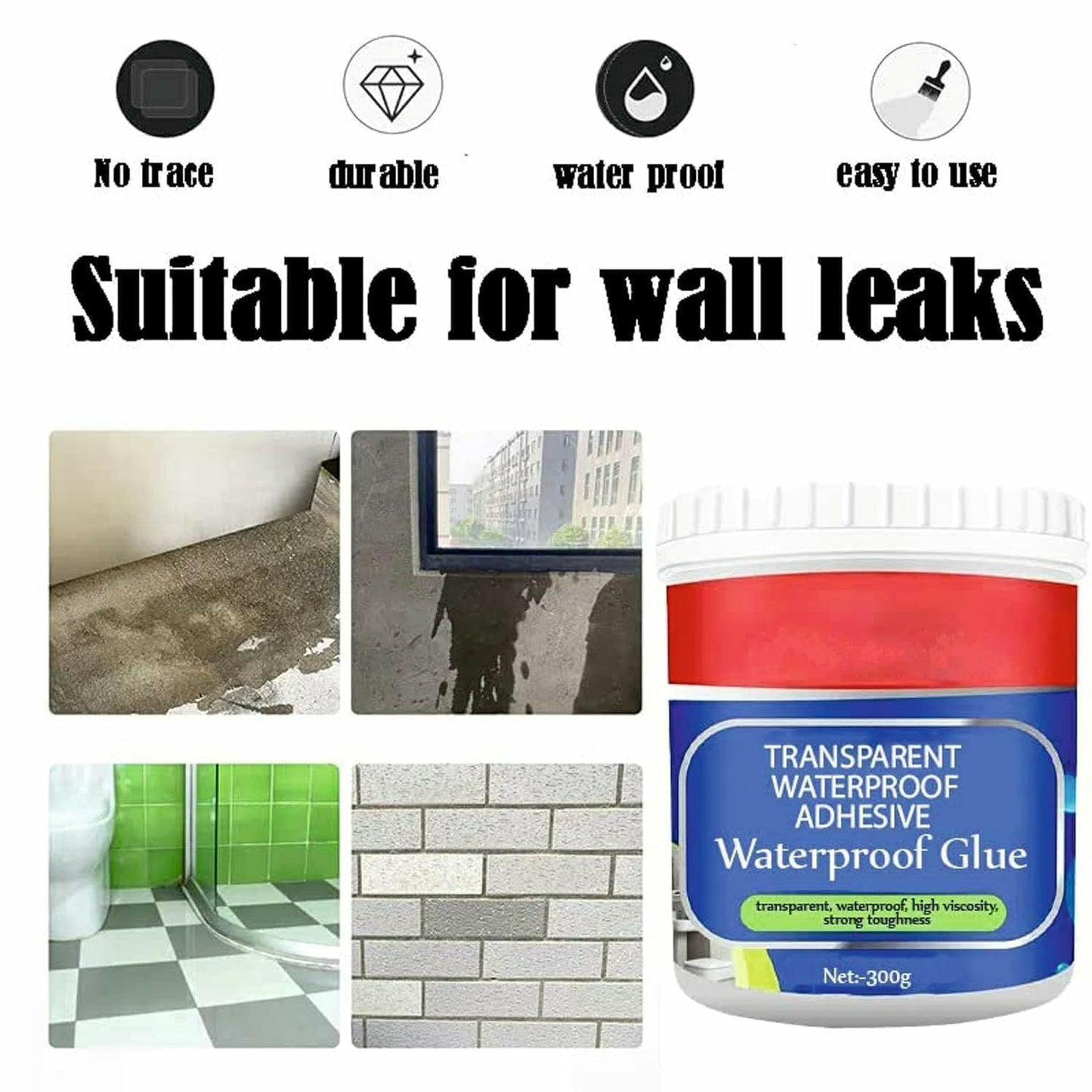 Transparent Waterproof Agent – All-Purpose Waterproofing Sealant - Buy 1 Get 1 FREE