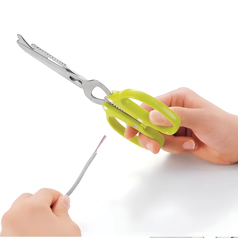6-in-1 Durable Stainless Steel Kitchen Scissors