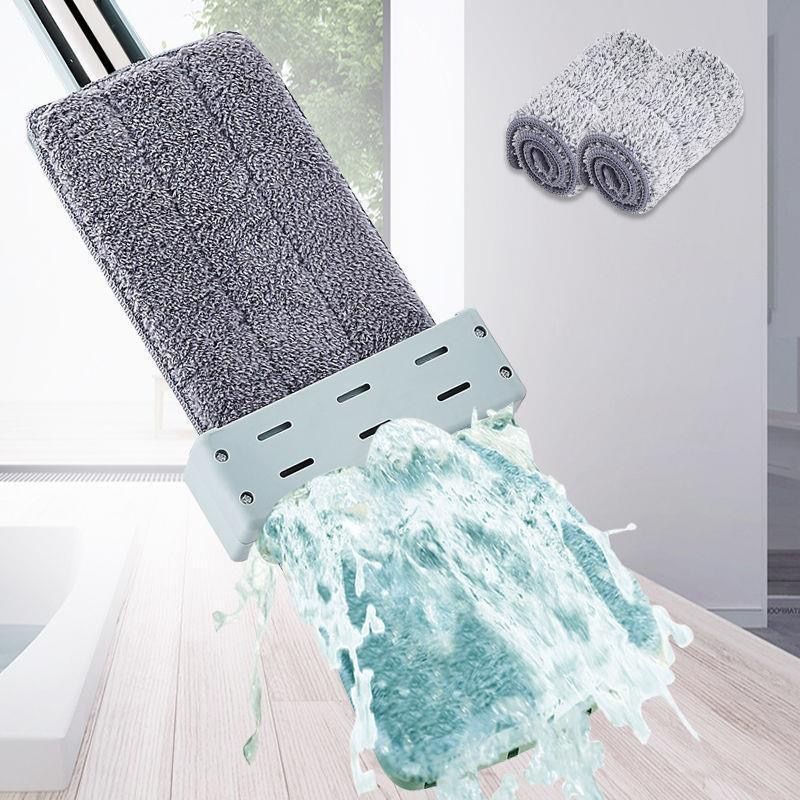 Microfiber Flat Mop for Window and Floor Cleaning