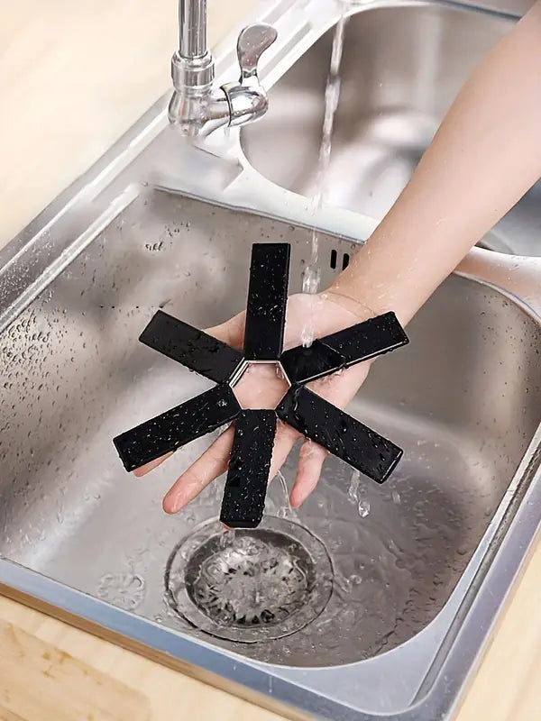 Foldable Heat Insulation Pads - Non-Slip Trivet Mats | Expandable, High-Temperature Resistant, Multifunctional Hot Pot Holders