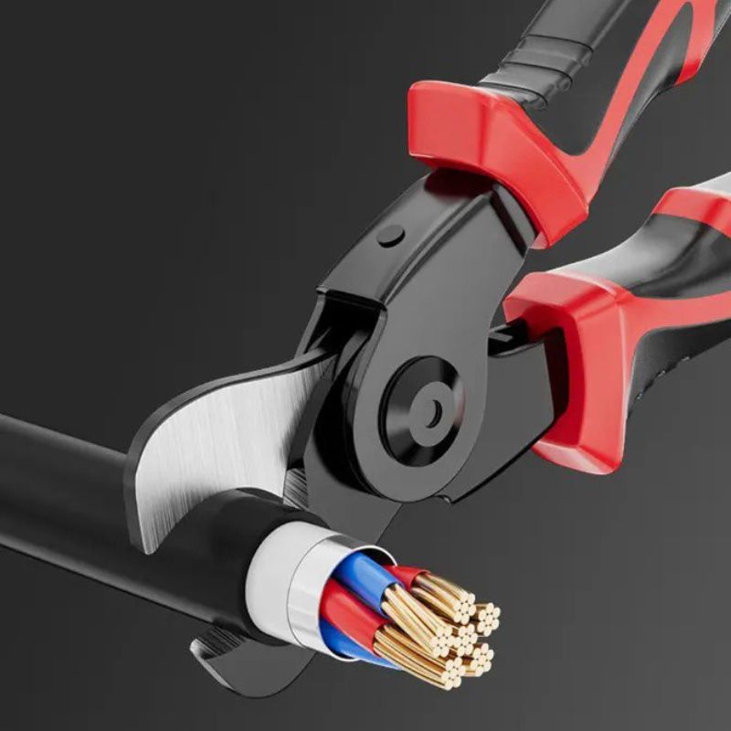 All-in-One Wire Stripper and Electrician Tool Set with Storage Case