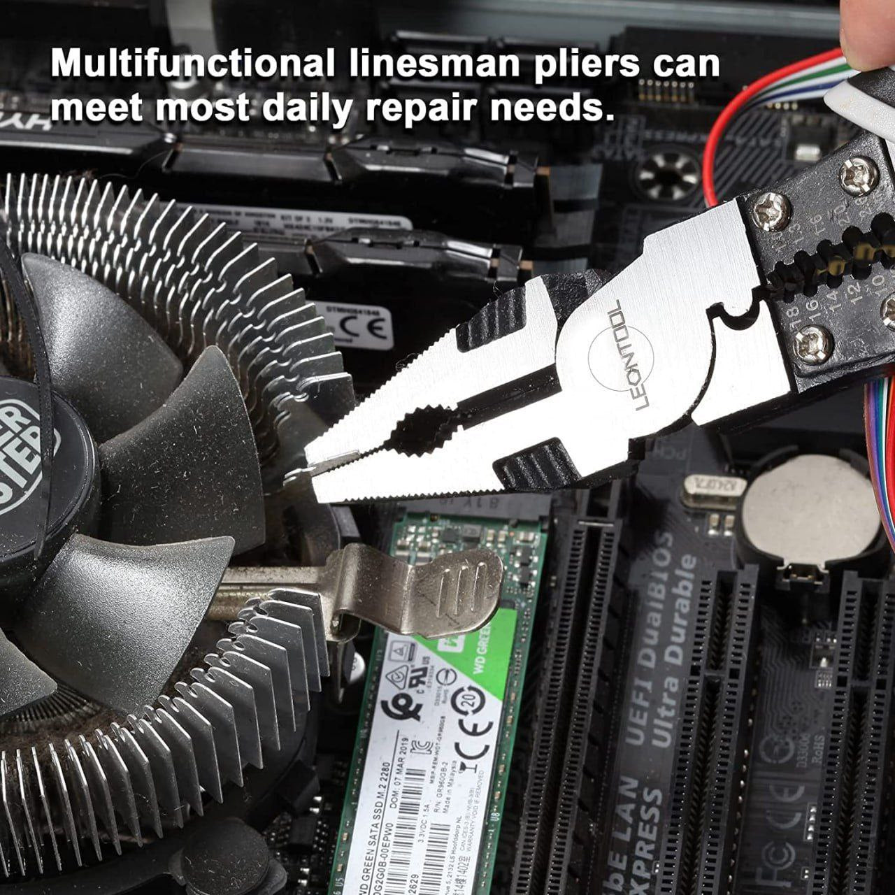 Professional Crimping and Cutting Pliers for Electricians