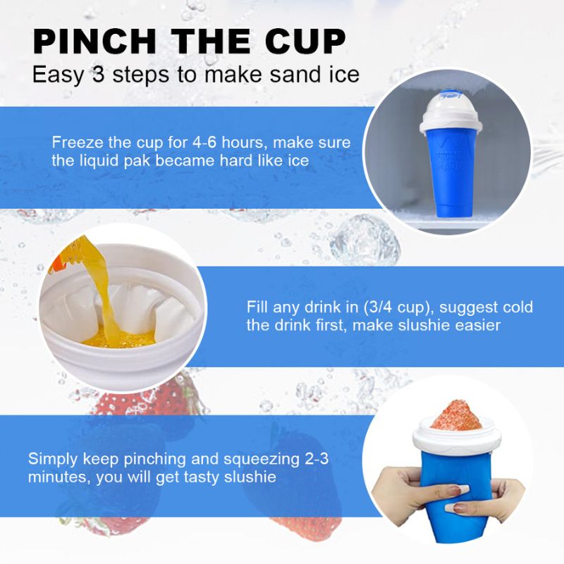 Reusable Frozen Cup for Smoothies and Cold Beverages