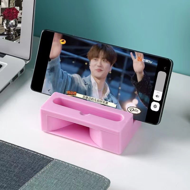 Desk Dock – Natural Acoustic Phone Stand & Sound Amplifier(4 PCS)