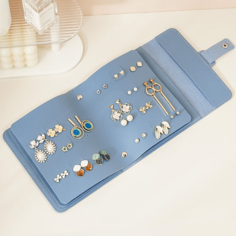 Elegant Jewelry Storage Bag – Travel Case for Rings, Earrings & Necklaces