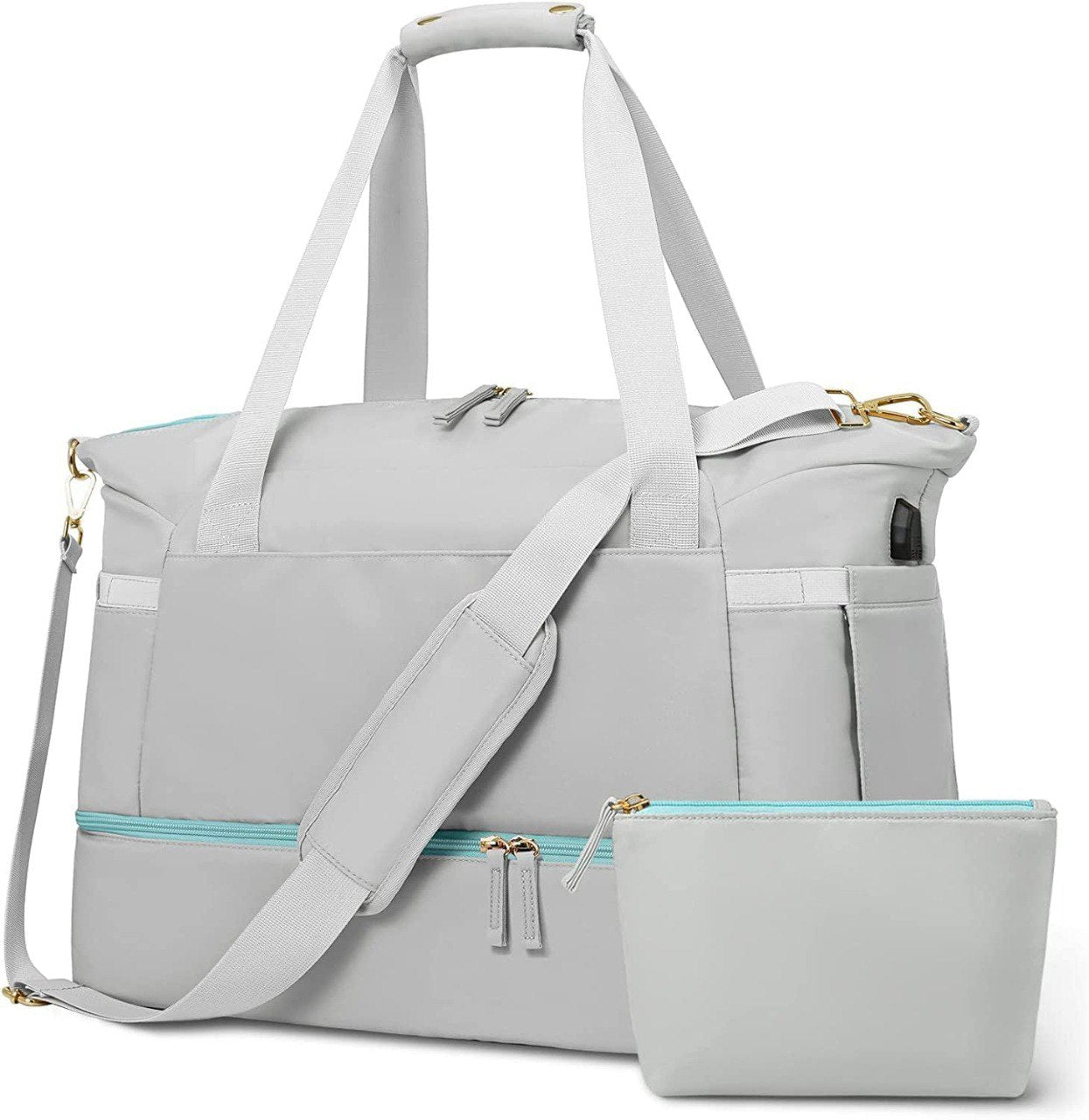 Smart Travel Bag | USB, Wet Pocket & Shoe Space