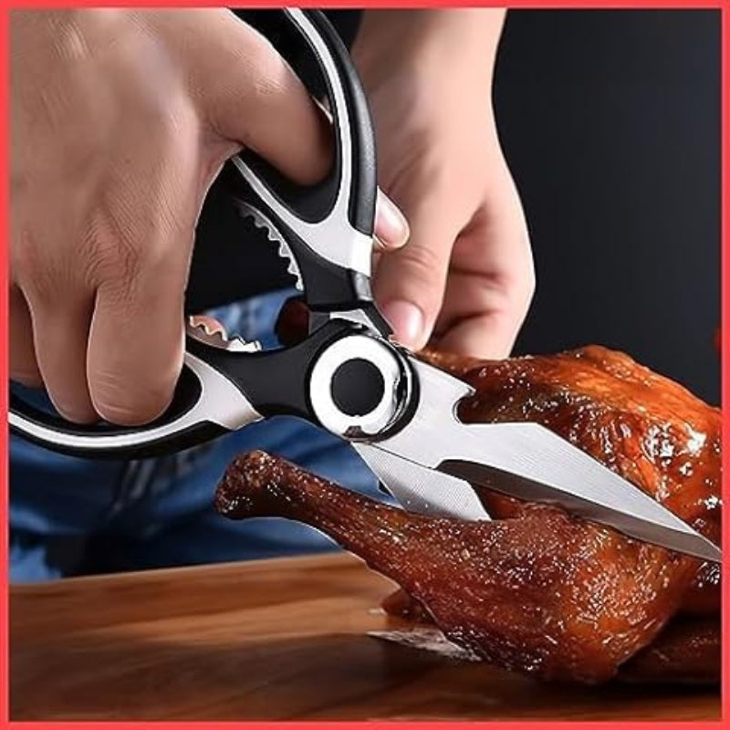 Kitchen Scissors with Case – Multipurpose Scissors for Meat, Fish, and Vegetable Cutting