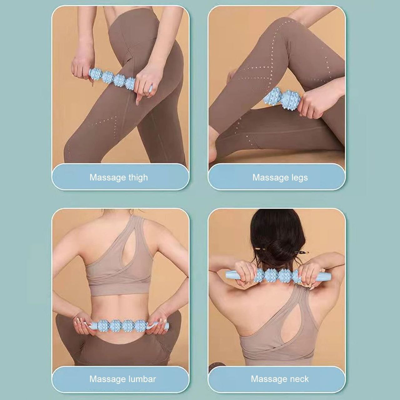 Yoga Massage Stick for Muscle Relaxation and Recovery
