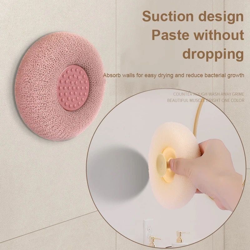 Sunflower Shower Ball – Super Soft Massage Bath Sponge with Suction Cup