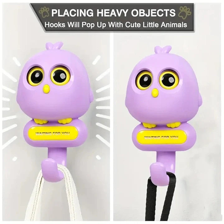 Bird Hook Adhesive Holder – Space-Saving Wall Hooks