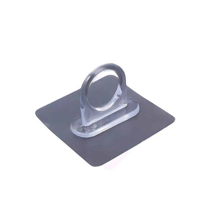 Adhesive Wall Rack – Shampoo Bottle & Shower Gel Holder for Bathroom Use (Pack of 6)