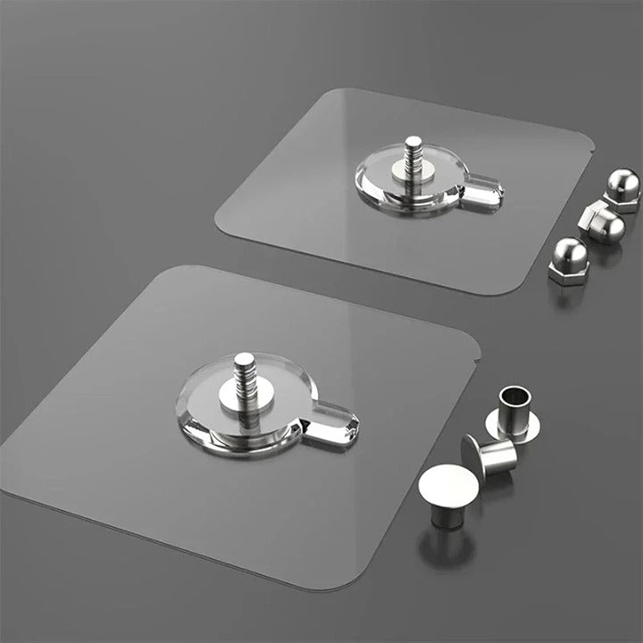 Stainless Steel Multipurpose Hooks – Self-Adhesive Heavy Duty Wall Hooks (pack of 5)